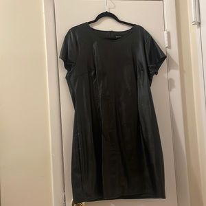 Leather dress